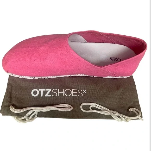🔥NEW OTZ 300GMS UNISEX LINEN Shoes in Fuchsia (pink) NWT - Picture 3 of 16